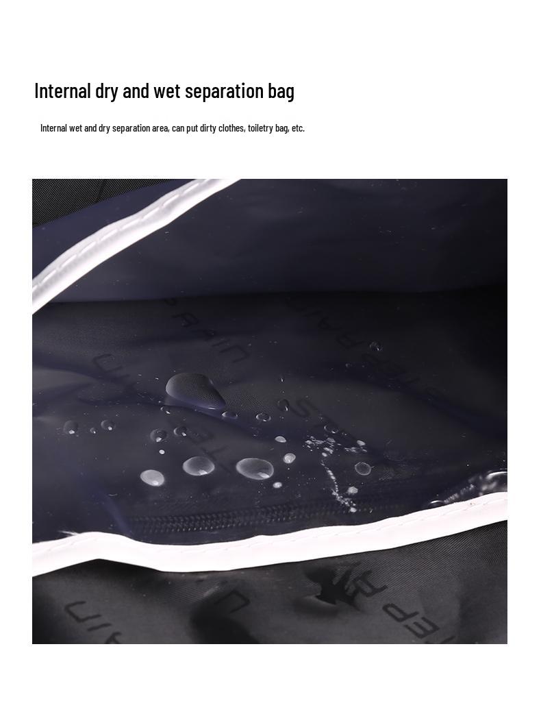 Waterproof Drawstring Bag for Wet/Dry Separation - Perfect for Swimming, Swimsuit Storage, and Basketball Gear for Men and Women