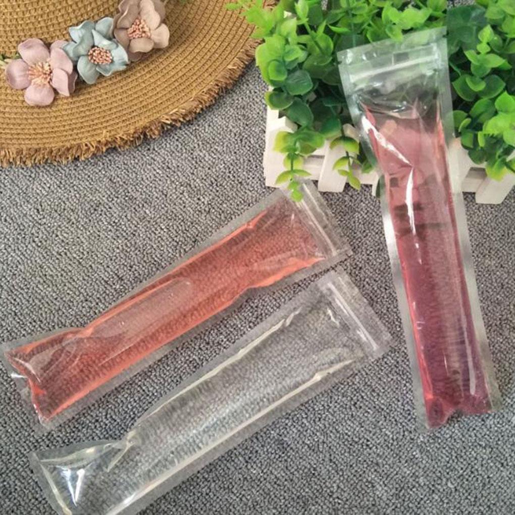 20 pz Sacchetto PE per Ghiaccioli Fai da te Sacchetto Monouso Stampo Gelato Tubo Congelatore Sigillato Tasca