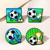 2026 World Cup Football Brooch Hercules Cup Sports Events Fan Souvenirs Metal Badges