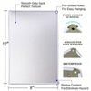 Metal Wall Art Poster Keep Out Sarcastic Decor for Game Room