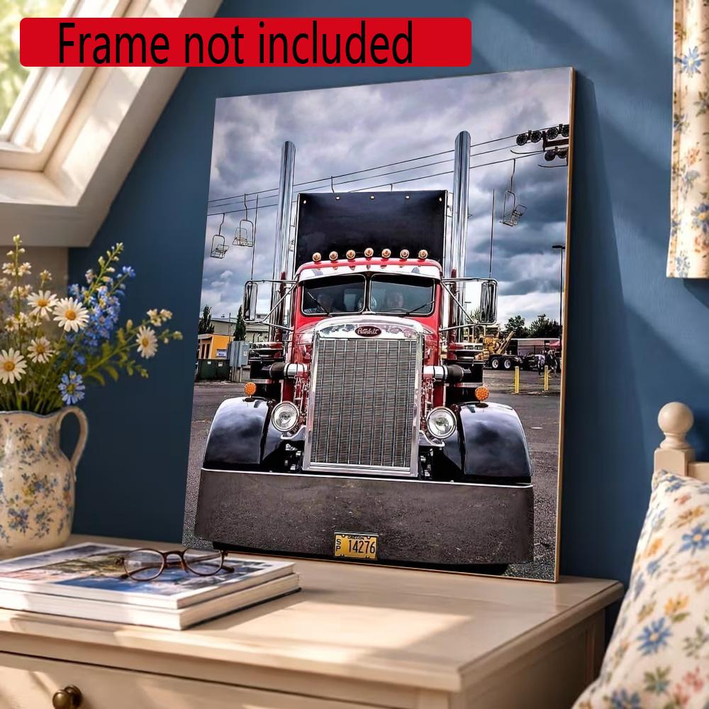 Kenworth Diamond Painting Round Diamond Mosaic Rhinestones Diamond Embroidery Craft Kit Wall Decor Without Frame