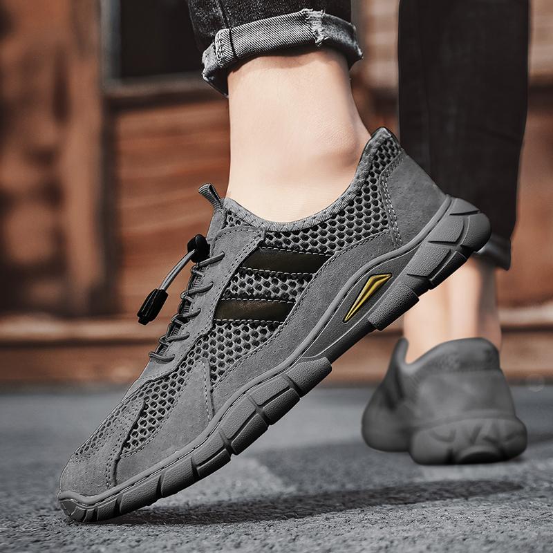 Summer Men's Sneakers Breathable Casual Shoes Men Comfortable Loafers Mesh Shoes Outdoor Walking Sneakers