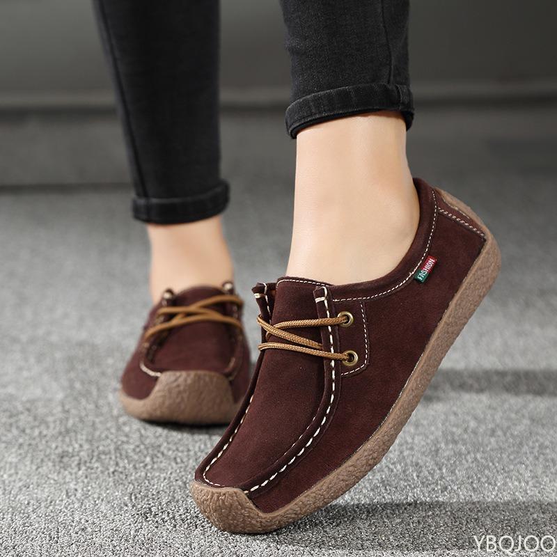 Spring And Autumn New Casual Women'S Low Cut Single Shoes With Soft Soles Lightweight And Versatile Women'S Casual Shoes