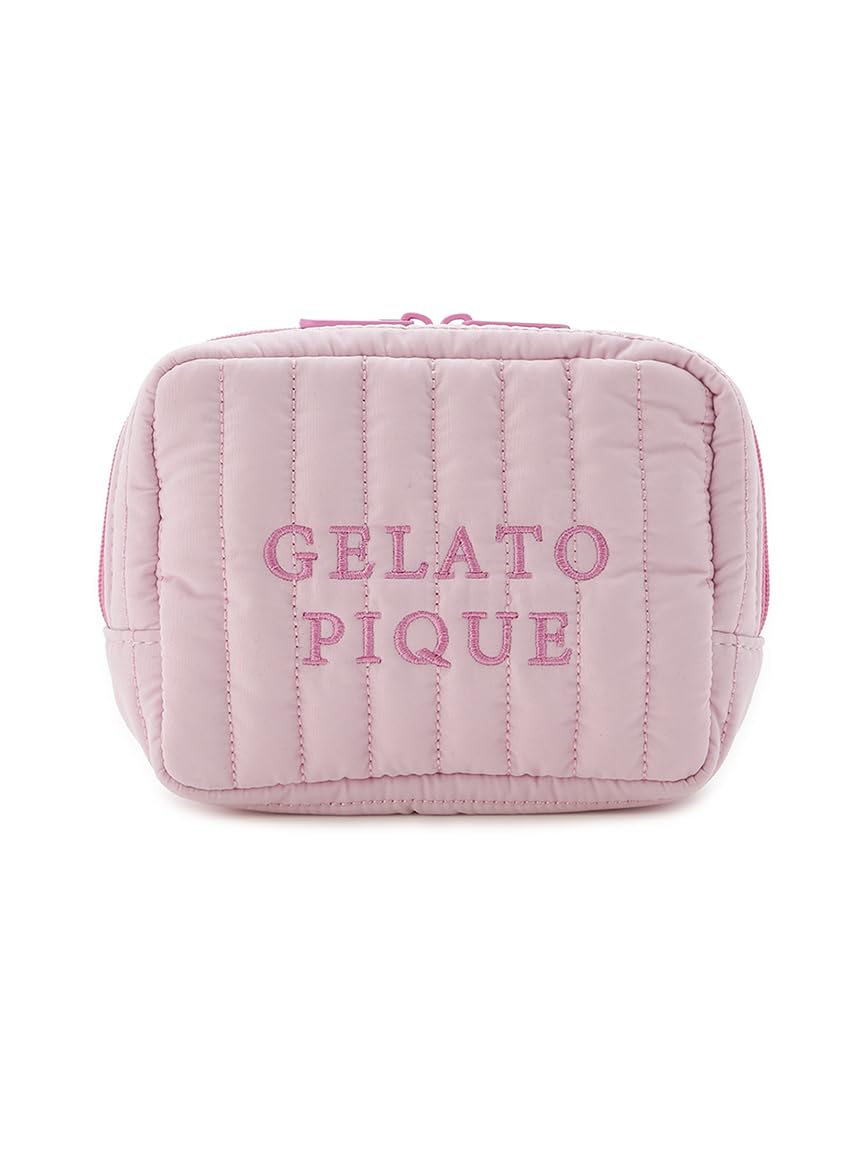 

Gelato Pique Quilted Logo Pouch PWGB254623 PNK