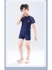 Boys' Sun Protection Split Swimsuit Set 2025 - Swim Trunks for Kids In S, M, L; Hot Spring Style.