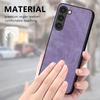 For Samsung Galaxy S22+ 5G Case Shockproof Slim Retro Leather Phone Back Cover