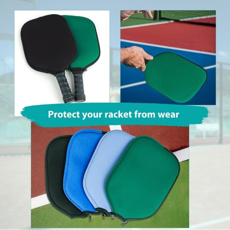 Waterproofs Pickleballs Paddle Cover Neoprene Protective Case Shockproof Dustproof Pickleballs Racket Sleeve Enduring