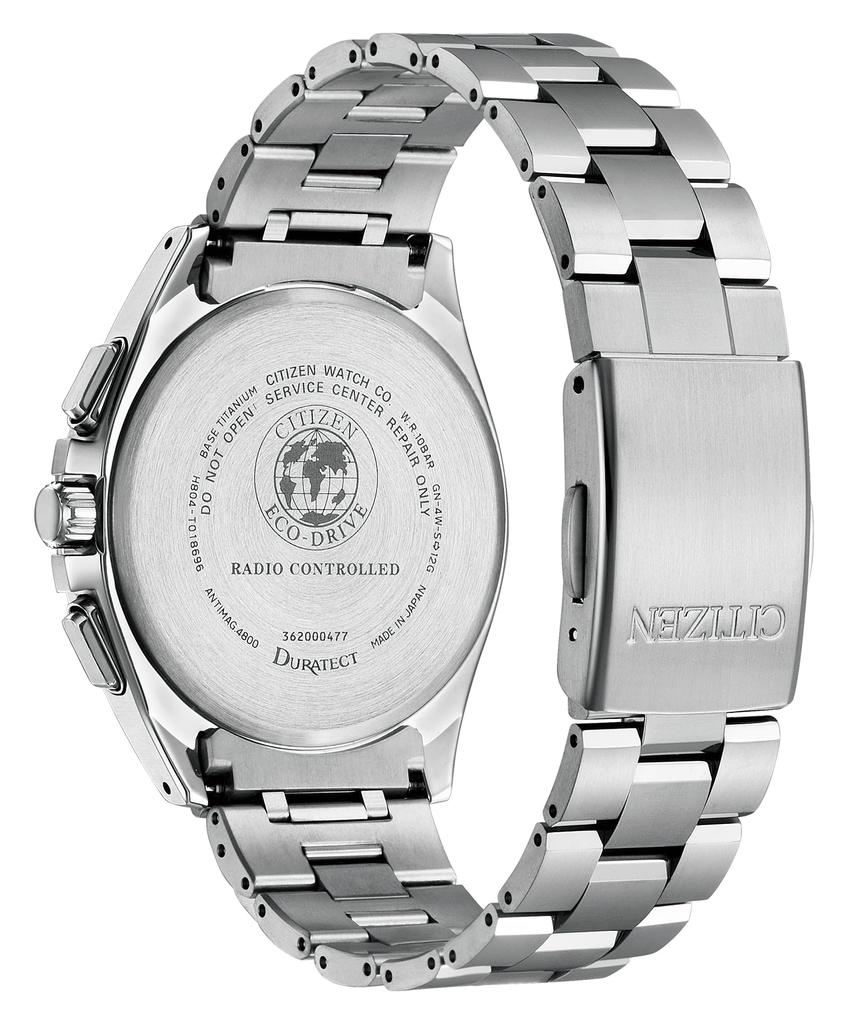 CITIZEN ATTESA AT8040-57L, Direct Flight, Analog, Slim, Eco-Drive, Radio-Controlled, Men's