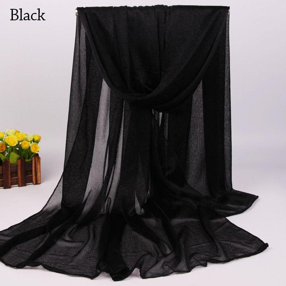 Breathable Shawls Soft Pashmina Summer Silk Scarf for Women