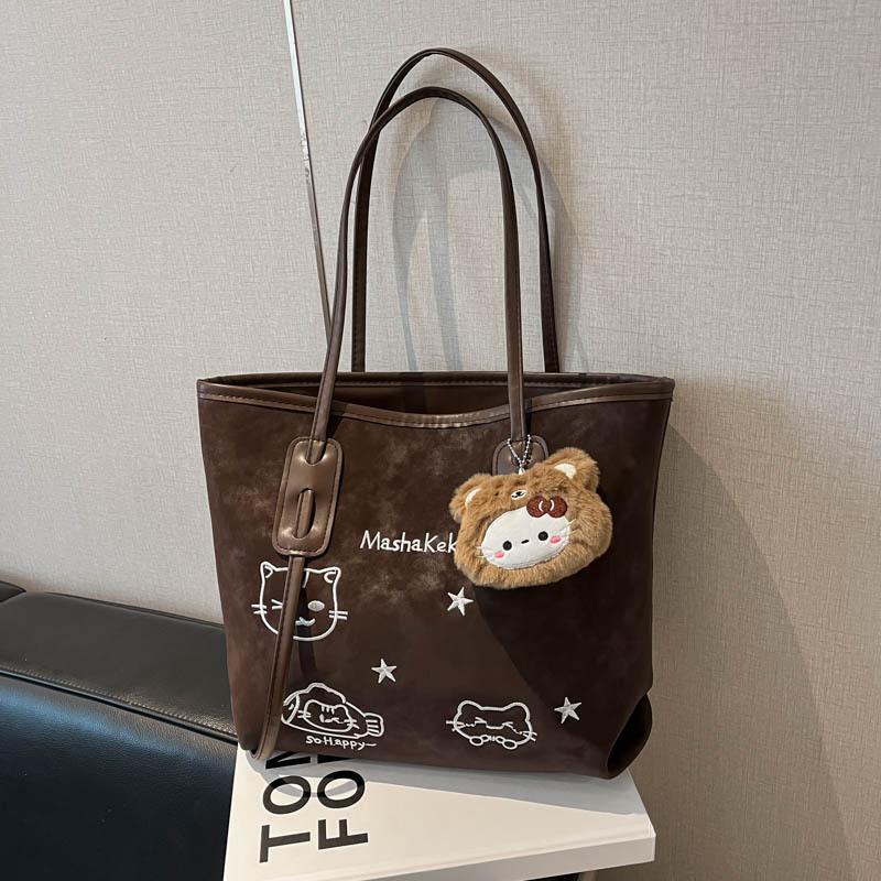 Große Kapazität Herbst und Winter Vielseitige Tasche Damen Neue High-End Lässige Umhängetasche Strukturierte Pendler-Tragetasche