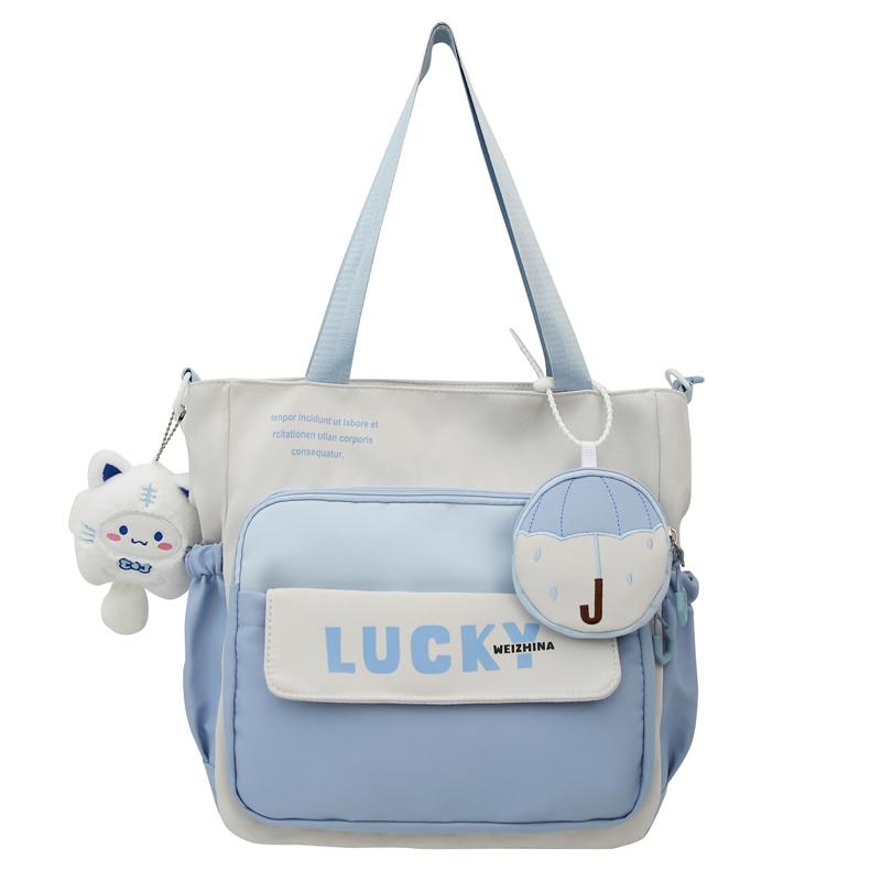 Torba na ramię dla uczniów szkoły podstawowej Damska torba typu tote Duża pojemność Torba na podręczniki do klasy