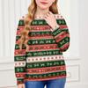 Christmas Day Sweatshirts For Children Boys And Girls Knit Sweater Cute Shirt Fall Crewneck Pullover Tops