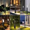 Outdoor Square Waterproof Lawn Pillar Light