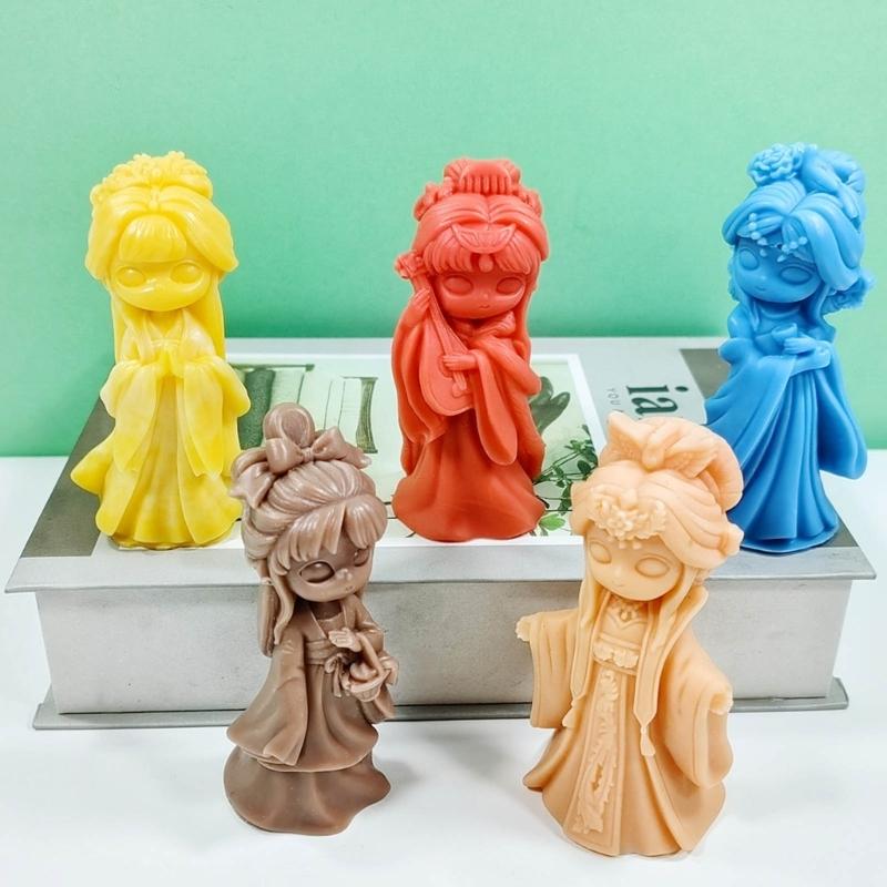 Ancient Doll Statue Silicone Molds Multipurpose Silicones Mould for Epoxy Resin Handmade Candle Soap Home Decoration