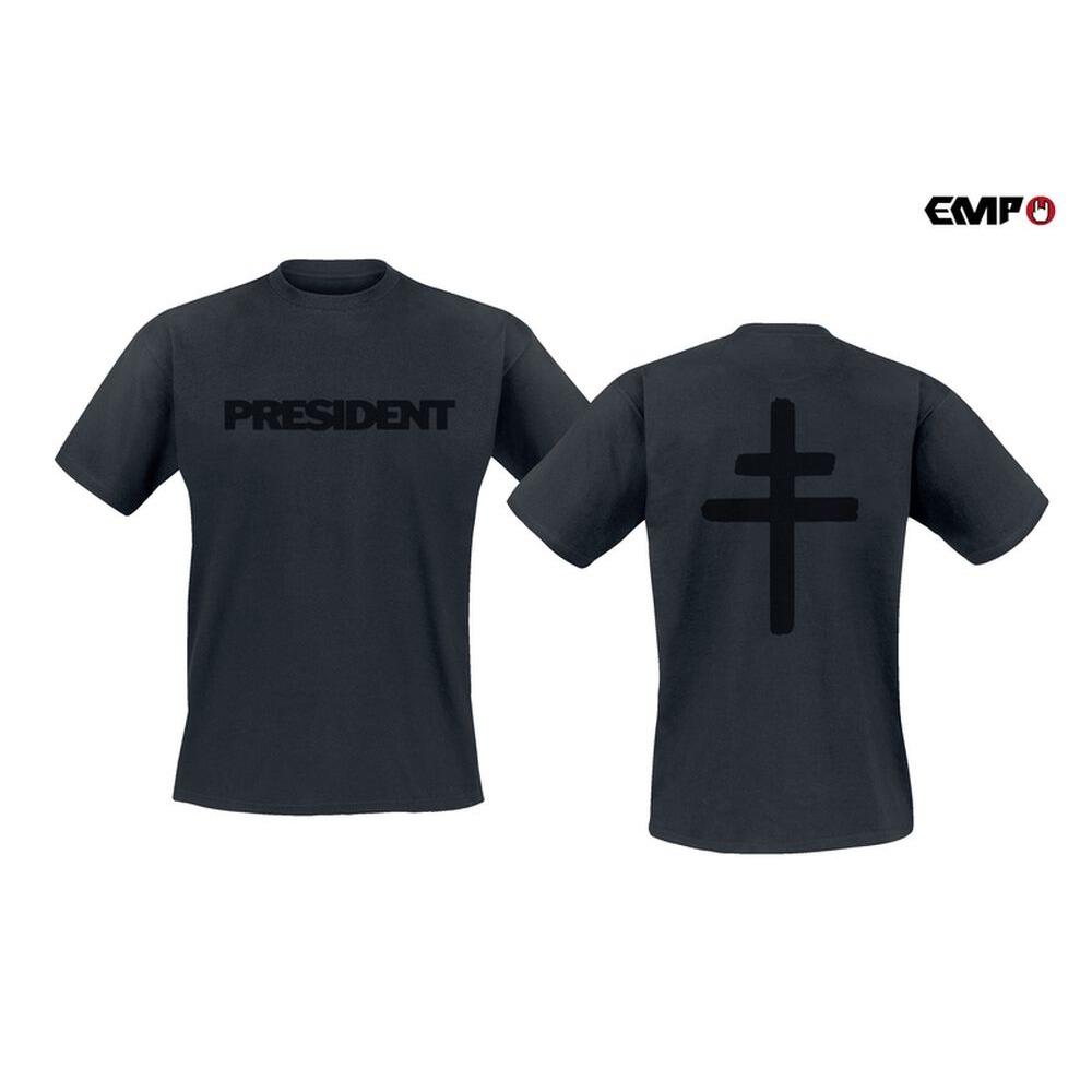 

Hot Sale Black Cross President Graphic Print T-Shirt Men Women Loose Casual Oversized Top Streetwear Harajuku Summer New Tee XXXL різнокольоровий