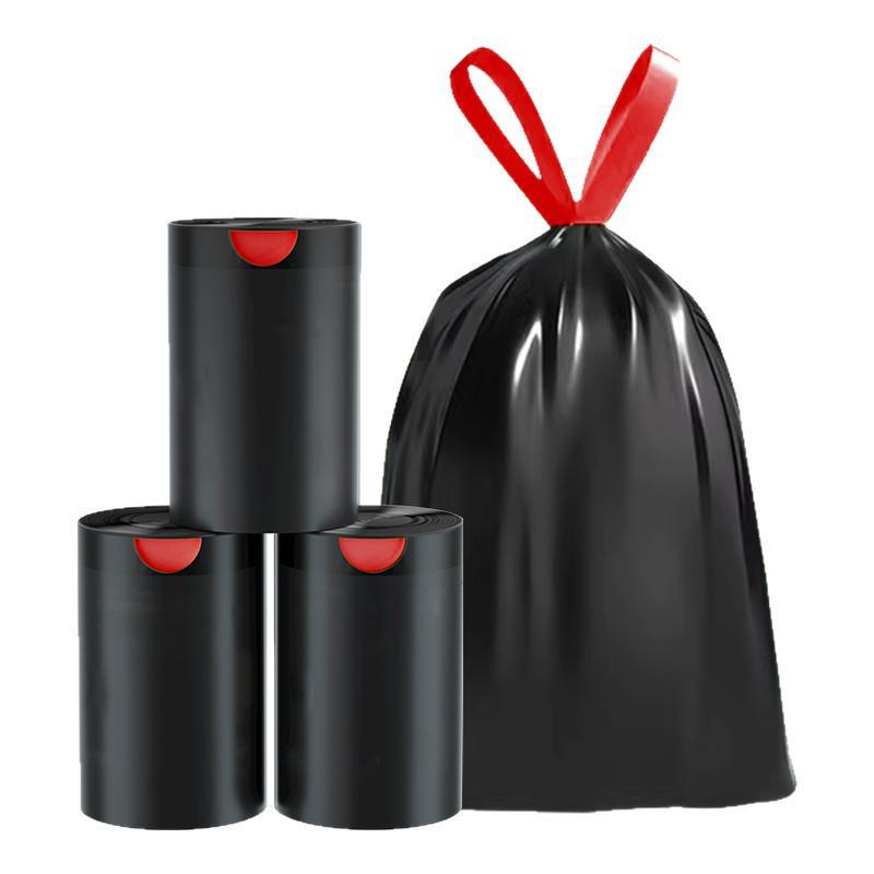 Large Thickened Handheld Drawstring Trash Bags for Kitchens, Dorms, Offices, and Home Use - Disposable Cleaning Bags