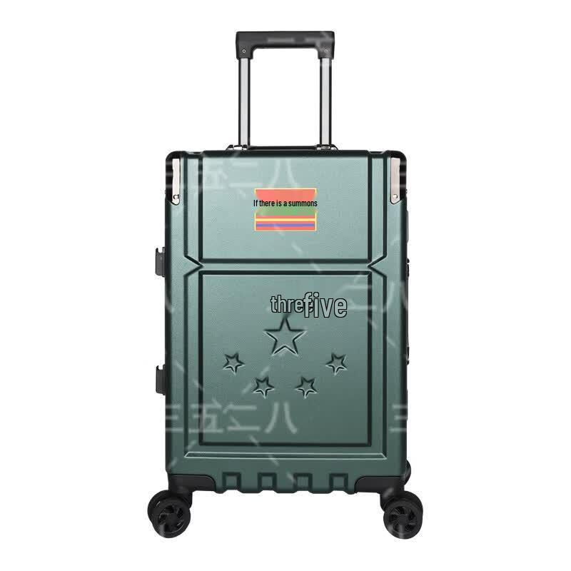 3528 Veteran Commemorative Aluminum Alloy Spinner Luggage