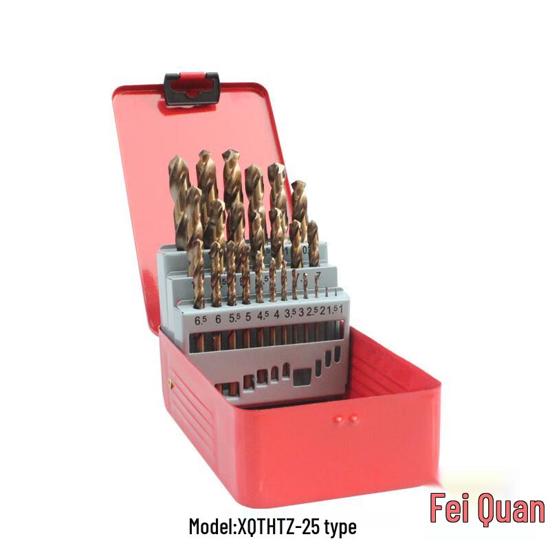 Feiquan M35 Cobalt HSS Fully Ground Twist Drill Bit Set