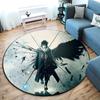Famous cartoon NARUTO protagonist Uzumaki Naruto round carpet soft home decoration anti-slip door mat outdoor picnic mat carpet M3
