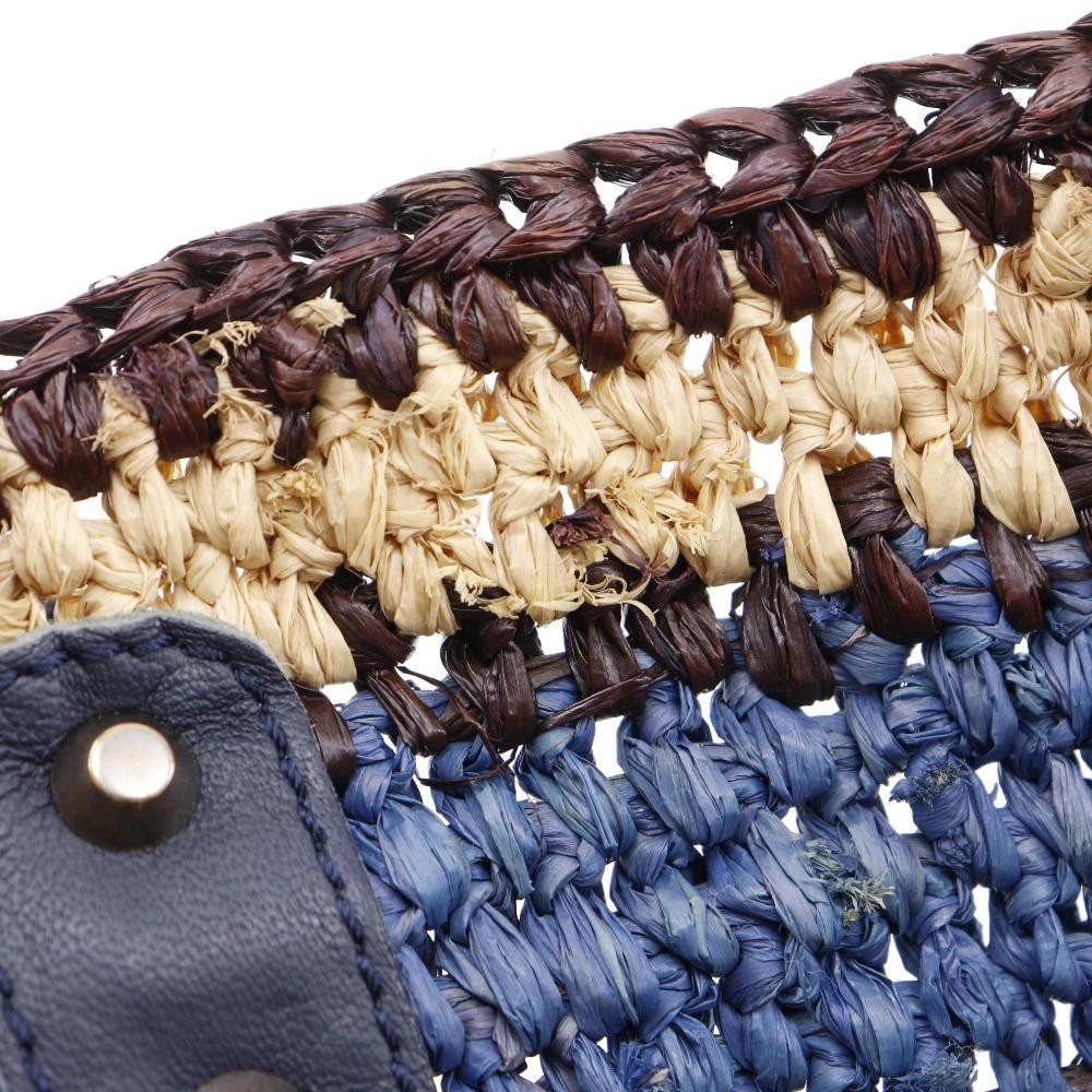 BALENCIAGA Basket bag Tote Bag Raffia/leather Women Used