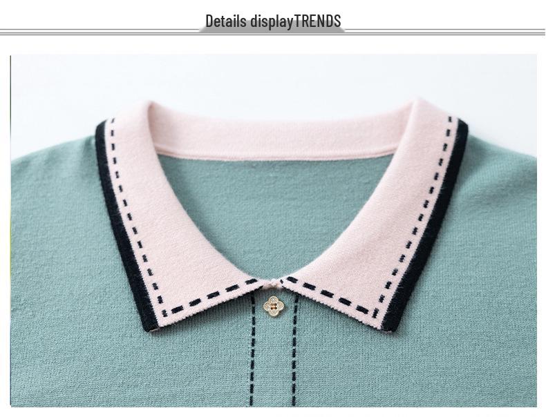 Autumn 2023 Chic Long-sleeve Top for Middle-aged Women