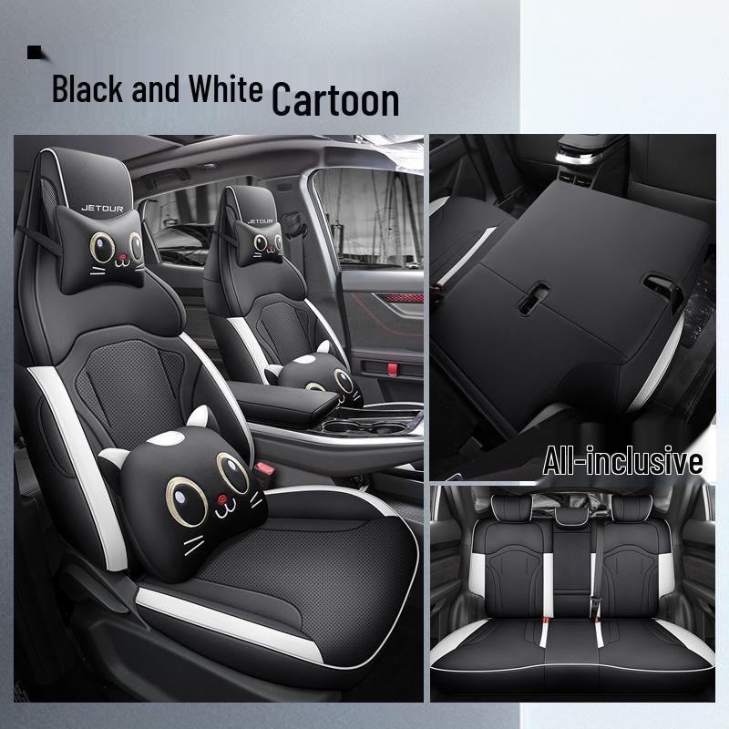 LTCS Jietu Dasheng Sporty Leather Car Seat Cushion - All Seasons Fit