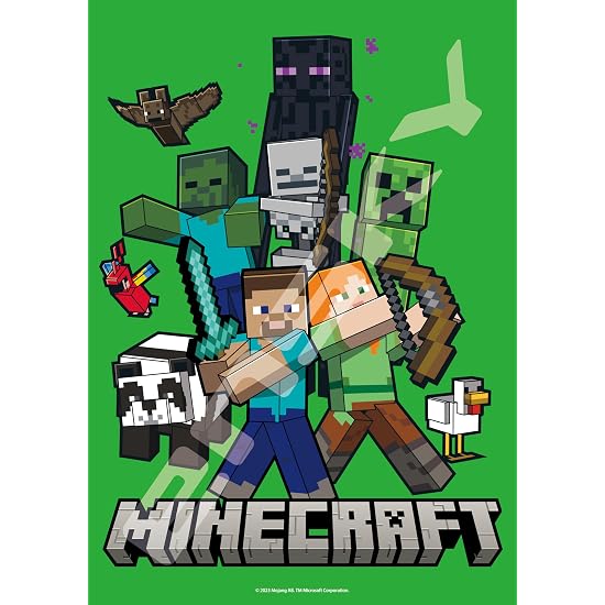 ENSKY MINECRAFT Adventure Mode 18.2×25.7cm Minecraft Jigsaw Puzzle 208 Pieces JIGSAW PUZZLE 208-123