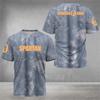 Spartan Race Thema Crewneck T-shirt met Korte Mouwen en Trendy Print voor Dagelijks Casual Sportgebruik