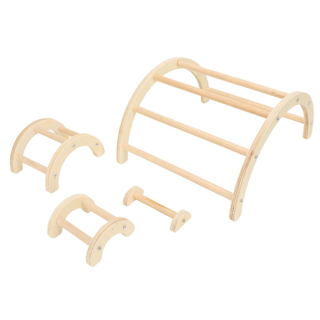 Chick Perch Paw Grinding Stable Structure Arch Shape Wooden Chicken Bar Stand for Farm Pet Coop