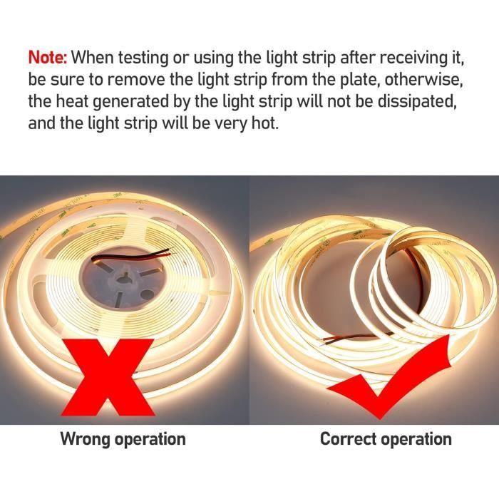 Ruban LED - GOMING - 12V - Blanc Chaud - 312LED/M - 5M - CRI 93+