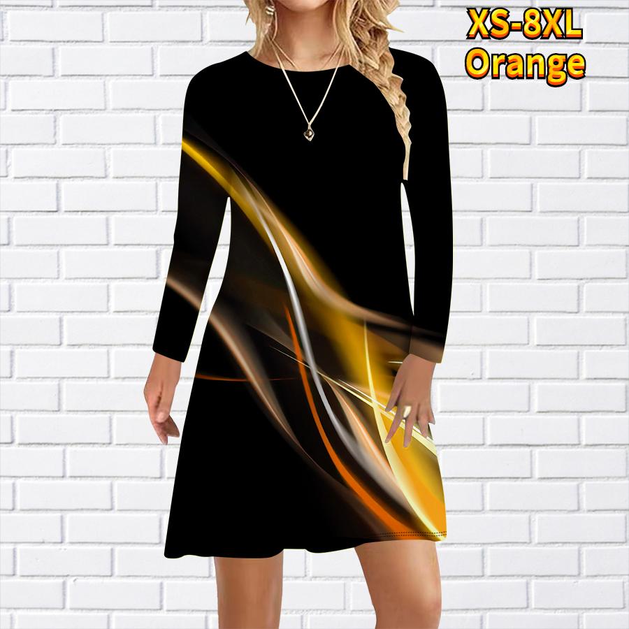 Женское повседневное платье с красочным принтом Аврора — фото 5