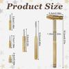 Copper Hammer Rubber Head Hammer 6 In 1 Multifunctional Porcelain Hammer Built-in Small Screwdriver Indoor Outdoor Mini Tool