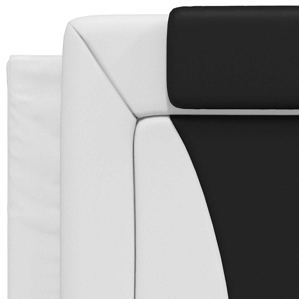 Vidaxl Headboard Cushion, Black and White, 90 Cm, Faux Leather