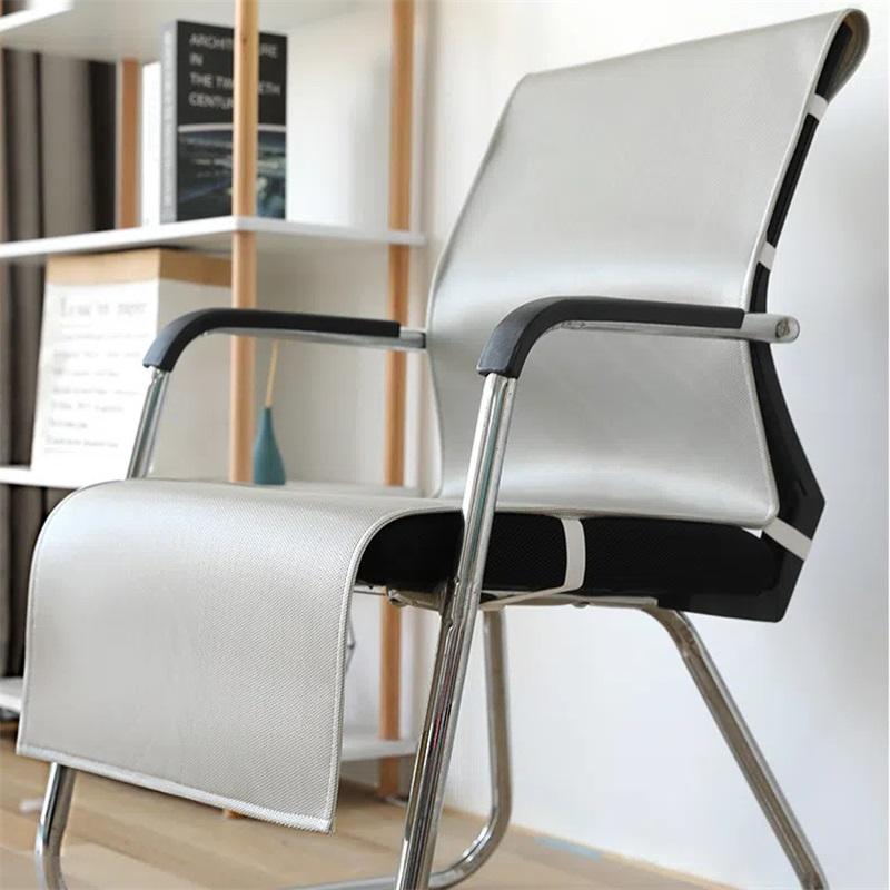 

Летняя охлаждающая подушка из ледяного шелка для стула, для офиса, для длительного сидения, удобная подушка для сиденья, спинка, прохладный коврик для жаркой погоды 45*45cm серый