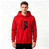 Men Fight Club Graphic Print Pullover Hoodie Casual Long Sleeve Streetwear Hooded Sweatshirt
