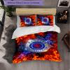 Biancheria da letto a tema Rangers FC Set 3 Pezzi Copripiumino Biancheria da letto Decorativa Per Stanza Adolescenti Decorazione Casa