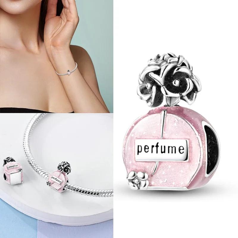 925 Silber Glühwürmchen Libelle Eule Anhänger Kleeblatt Herz Zirkon Farbperle für Original Armband Anhänger Schmuck