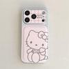KT Cat Shockproof Sticker & Phone Case for iPhone 15/14/17/16 Pro Max