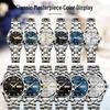 Jinshidun Men's Tungsten Steel Automatic Waterproof Mechanical Watch