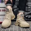Fashion 2024 Men’s Casual Sneakers Platform Men Boots Comfortable High Top Ankle Boots Fashion Man Work Shoes Trend Versatiled Hombres