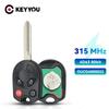 KEYYOU OUCD6000022 Remote Control Car Key 315Mhz 4D63 80Bit Chip For Ford C-Max Edge Escape Focus Lincoln Mazda Mercury Fob