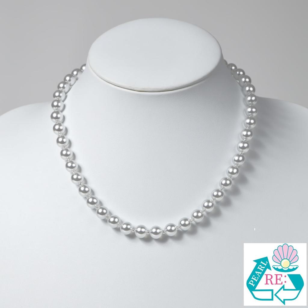 [MIONO] [Produced by Yumi Katsura] Sustainable Pearl Necklace Yumi sienne Re: Pearl Large Pearl SDG's Formal Occasions Simple Popular Made in Japan