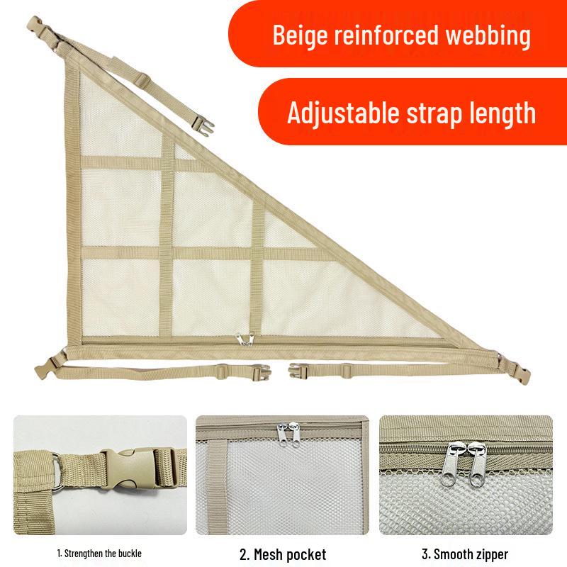 Roof Cargo Suitcase & Travel Clothesline with Mesh Pocket for Outdoor and Off-road Tours