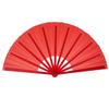 Chinese Martial Arts Kung Fu Fan Tai Chi Dance Fan Plastic Stage Performance Folding Fan Solid Color Fan Photo Prop