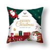 Home Christmas Cushion Cover Pillowcase Christmas Pillowcase Sofa Decorations Happy New Year Pillowcase funda de almohada