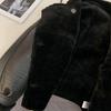 Winter Women's Clothing Imitation Fur Integrated Leather Jacket Short Jacket Fleece Thickened Fashion Locomotive Clothing Fleece Leather Jacket