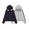 Damen Übergroßer Kapuzen-Reißverschluss-Pullover Karomuster Schmale Passform Streetwear Leichte Freizeitjacke
