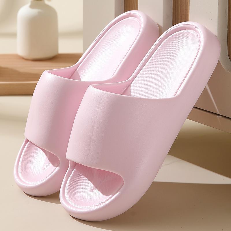 Slippers women's summer home non-slip bathroom bath couple thick bottom home men's cool slippers summer wear