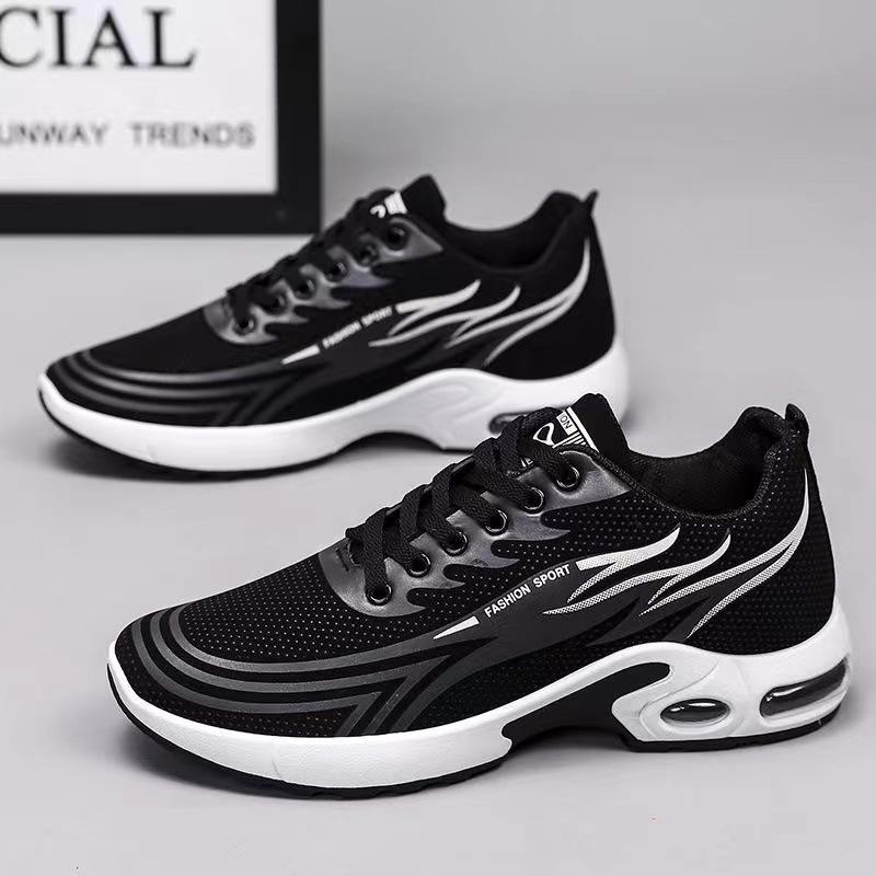 Spring and Autumn Sports Shoes Men's Leather Waterproof Travel Shoes Student Fashion Running Shoes Soft Sole Lightweight Casual Shoes