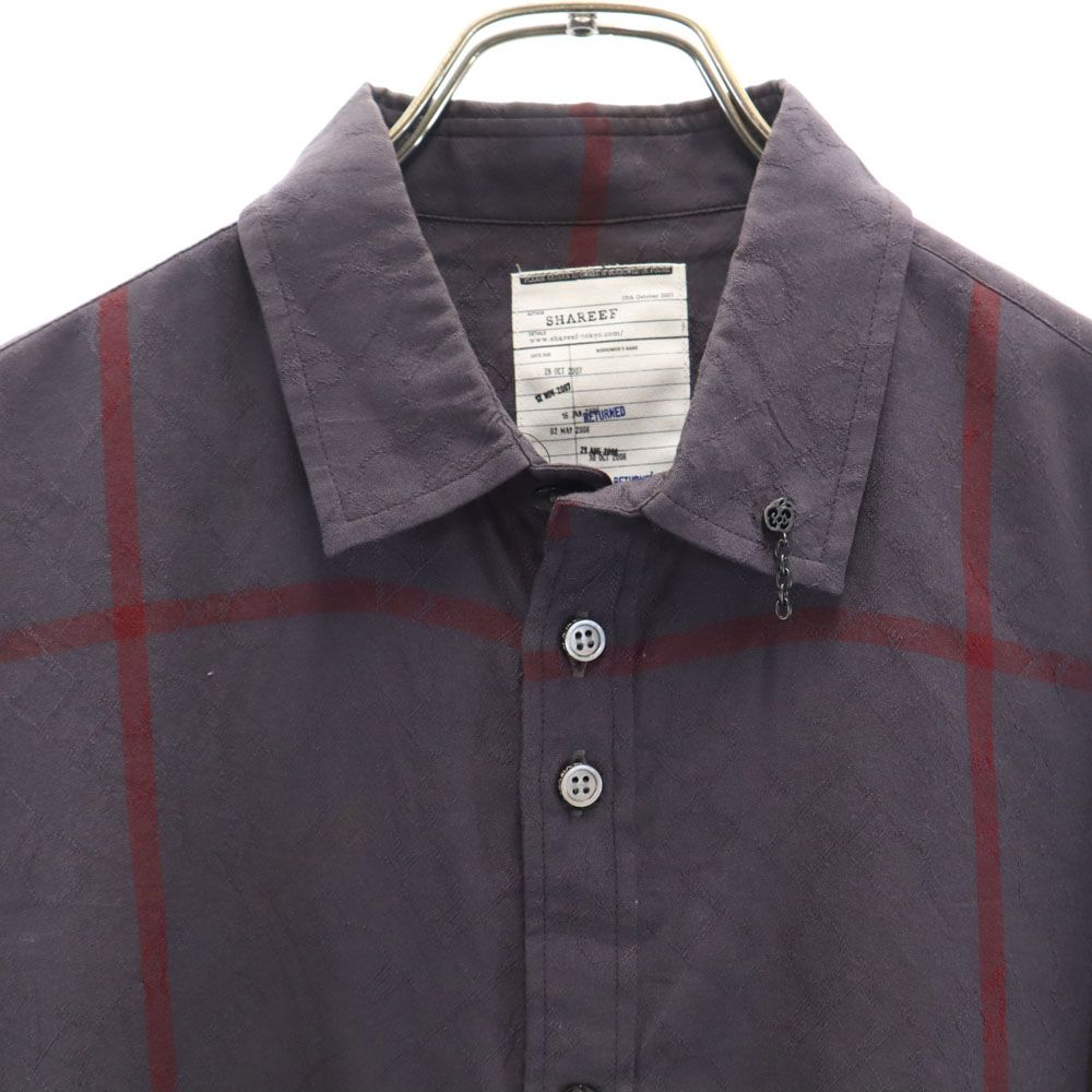 SHAREEF Long Sleeve Shirt 2 Brown Men's Used